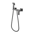 Гигиенический душ со смесителем Haiba оружейная сталь (HB5517-3) HB5517-3