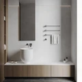 Полотенцесушитель электрический ABBER Charme AH4003 хром AH4003