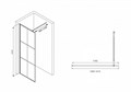 Душевая перегородка ABBER Immer Offen AG62120B AG62120B