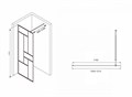 Душевая перегородка ABBER Immer Offen AG63120B AG63120B