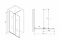 Душевая перегородка ABBER Komfort AG09120 AG09120