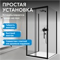 Душевой уголок ABBER Schwarzer Diamant AG30100BH-S100B-S100B AG30100BH-S100B-S100B