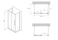 Душевой уголок ABBER Schwarzer Diamant AG30100BH-S70B-S70B AG30100BH-S70B-S70B