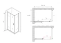 Душевой уголок ABBER Schwarzer Diamant AG301105-S905 AG301105-S905