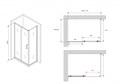 Душевой уголок ABBER Schwarzer Diamant AG30110B5-S80B5 AG30110B5-S80B5