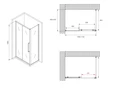 Душевой уголок ABBER Schwarzer Diamant AG30110BH-S90B AG30110BH-S90B