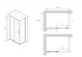 Душевой уголок ABBER Schwarzer Diamant AG30120B5-S80B5 AG30120B5-S80B5