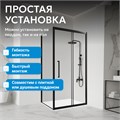 Душевой уголок ABBER Schwarzer Diamant AG30120BH-S100B AG30120BH-S100B