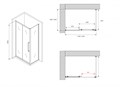 Душевой уголок ABBER Schwarzer Diamant AG30120BH-S100B AG30120BH-S100B