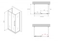 Душевой уголок ABBER Schwarzer Diamant AG30120BH-S90B-S90B AG30120BH-S90B-S90B