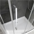 Душевой уголок ABBER Schwarzer Diamant AG30120H-S100-S100 AG30120H-S100-S100