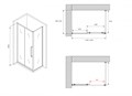 Душевой уголок ABBER Schwarzer Diamant AG30120MH-S70M AG30120MH-S70M