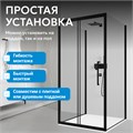 Душевой уголок ABBER Schwarzer Diamant AG30130BH-S80B-S80B AG30130BH-S80B-S80B