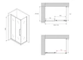 Душевой уголок ABBER Schwarzer Diamant AG30170BH-S80B AG30170BH-S80B