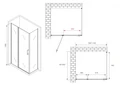 Душевой уголок ABBER Sonnenstrand AG04110BS-S80B AG04110BS-S80B