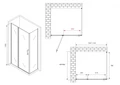 Душевой уголок ABBER Sonnenstrand AG04110S-S85 AG04110S-S85