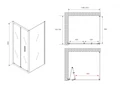 Душевой уголок ABBER Sonnenstrand AG07120-S75 AG07120-S75