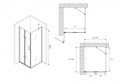 Душевой уголок ABBER Zart AG08070P-S81 AG08070P-S81