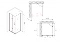 Душевой уголок ABBER Zart AG08070P-S91 AG08070P-S91