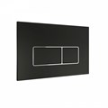 Клавиша смыва Teymi Helmi (подходит для инсталляций T70011, T70033, T70035) двойной смыв черный матовый окантовка хром T70205 1220069