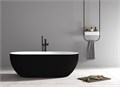 Акриловая ванна ABBER AB9241MB черная матовая AB9241MB