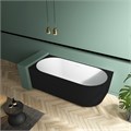 Акриловая ванна ABBER AB9329-1.7MB L черная матовая AB9329-1.7MB