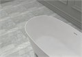 Ванна из искусственного камня ABBER Stein AS9606 белая матовая AS9606