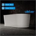 Ванна из искусственного камня ABBER Stein AS9650 белая матовая AS9650