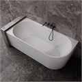 Ванна из искусственного камня ABBER Stein AS9651 L белая матовая AS9651