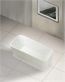 Ванна из искусственного камня ABBER Stein AS9663 белая матовая AS9663