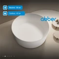Ванна из искусственного камня ABBER Stein AS9679 белая матовая AS9679