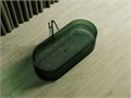 Прозрачная ванна ABBER Kristall AT9708Emerald зеленая AT9708Emerald