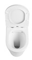 Унитаз приставной IBERICA BLANCA BURGOS ALTO Rimless белый, сиденье полипропилен (IB.BRA.131.1B1) IB.BRA.131.1B1