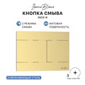 Кнопка смыва IBERICA BLANCA INOX-R нержавеющая сталь, золото матовое (IB.B015.03) IB.B015.03