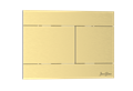 Кнопка смыва IBERICA BLANCA INOX-R нержавеющая сталь, золото матовое (IB.B015.03) IB.B015.03