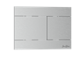Кнопка смыва IBERICA BLANCA INOX-R нержавеющая сталь, хром матовый (IB.B015.01) IB.B015.01