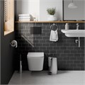 Кнопка смыва IBERICA BLANCA INOX-C нержавеющая сталь, черный матовый (IB.B011.002.003) IB.B011.002.003