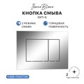Кнопка смыва IBERICA BLANCA ESTI-S ABS-пластик, хром глянцевый (IB.B085.003.002) IB.B085.003.002