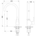 Смеситель для кухонной мойки Lemark Evitta (LM0505C) LM0505C