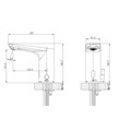 Смеситель Lemark Project для раковины монолитный бесконтактный (сенсорный) (LM4659CE) LM4659CE