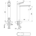 Смеситель Lemark Verba для раковины (LM11409C) LM11409C