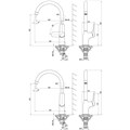 Смеситель Lemark Ortus для кухни (LM11305C) LM11305C
