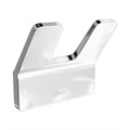 Крючок двойной Lemark SMOOTH LINE для полотенец и халатов, хром (9711004) 9711004