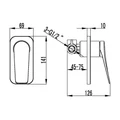 Смеситель Lemark Bronx для душа встраиваемый (LM3723BL) LM3723BL
