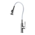 Смеситель для кухни Lemark с гибким  изливом (LM5082S-White) LM5082S-White