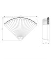 Полка угловая Lemark Jasmine LM6681ORB 1-ярусная Lemark Jasmine (LM6681ORB) LM6681ORB