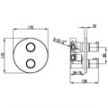 Смеситель Lemark Yeti для ванны и душа встраиваемый (LM7828C) LM7828C