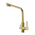 Смеситель для кухни Lemark с подключением к фильтру питьевой воды, золото (LM5061G) LM5061G