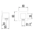 Подключение для душевого шланга Lemark (LM4583C) LM4583C