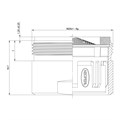 Аэратор Lemark NEOPERL CASCADE, M28, внутренний (NP14301-BL) NP14301-BL